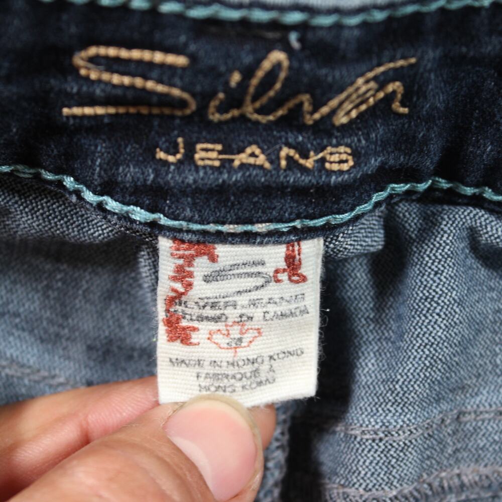 Silver Jeans Women's Blue Denim Shorts - Picture 4 of 9